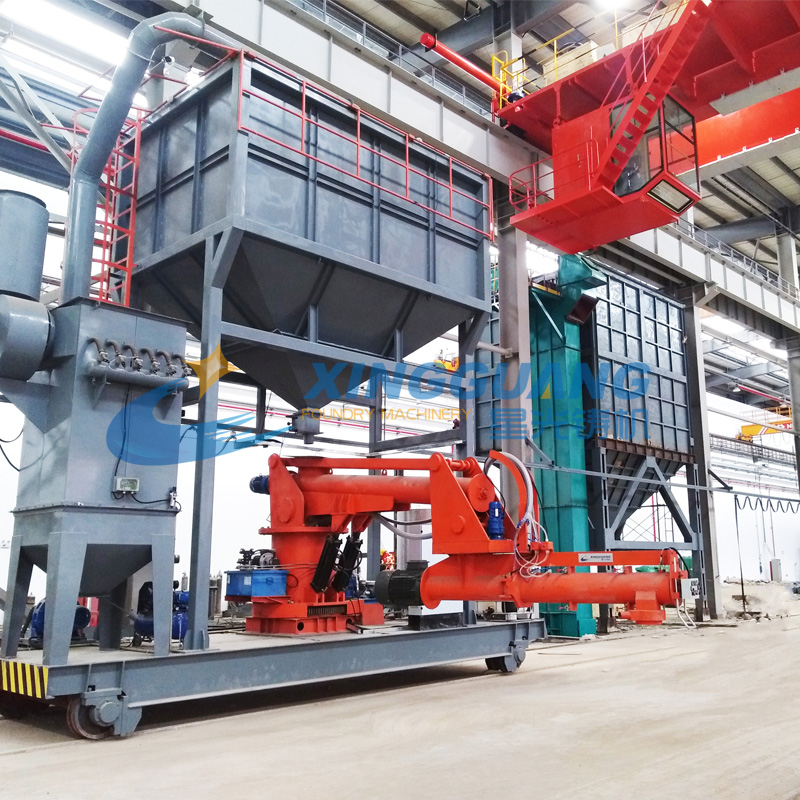 中船移動升降式混砂機(jī)